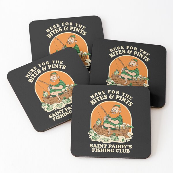 Item preview, Saint Paddy’s Fishing Club Bites Pints designed and sold by EimSol.