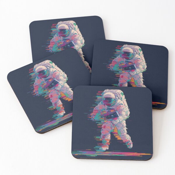 Item preview, Colorful space astronaut run designed and sold by anytka.