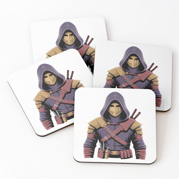 Item preview, Rogue of the Crimson Order | Minimalist Fantasy Assassin Portrait designed and sold by SimpleSquirrel.