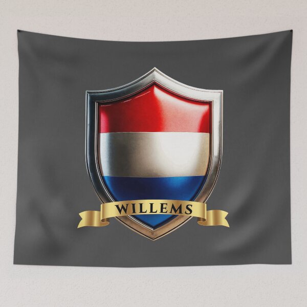 Item preview, Willems Netherlands Surname Shield designed and sold by Highlandkings.