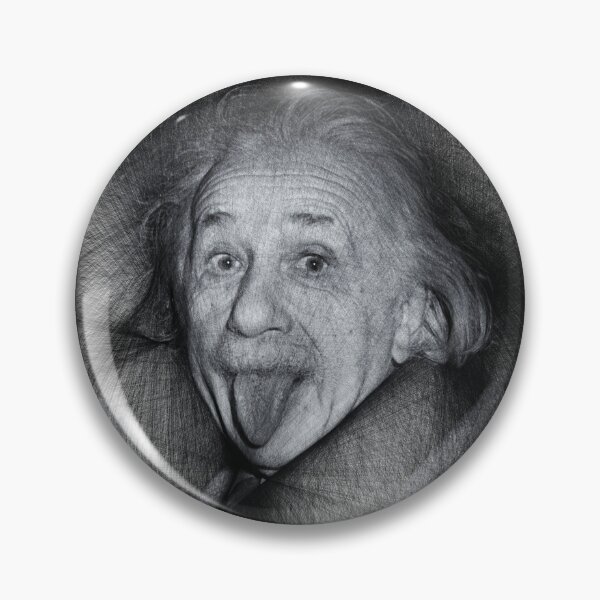 Item preview, Albert Einstein poking out his tongue designed and sold by stevepaint.