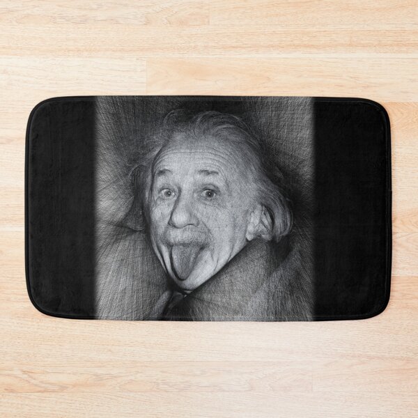 Item preview, Albert Einstein poking out his tongue designed and sold by stevepaint.