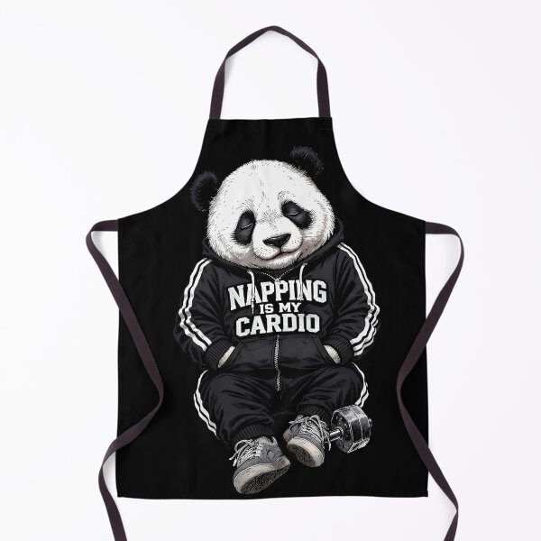 Item preview, Grumpy Panda Napping Is My Cardio - Funny Gym Streetwear designed and sold by etuvibes.