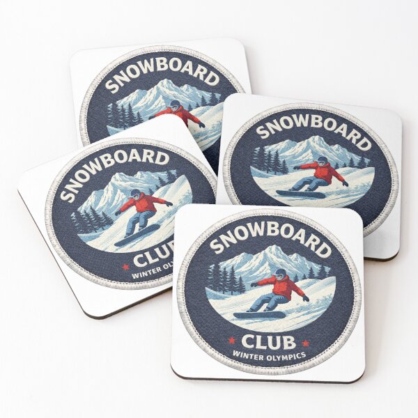 Item preview, WINTER OLYMPICS SNOWBOARD CLUB designed and sold by Capy's Creations | Pop culture & Nostalgia.