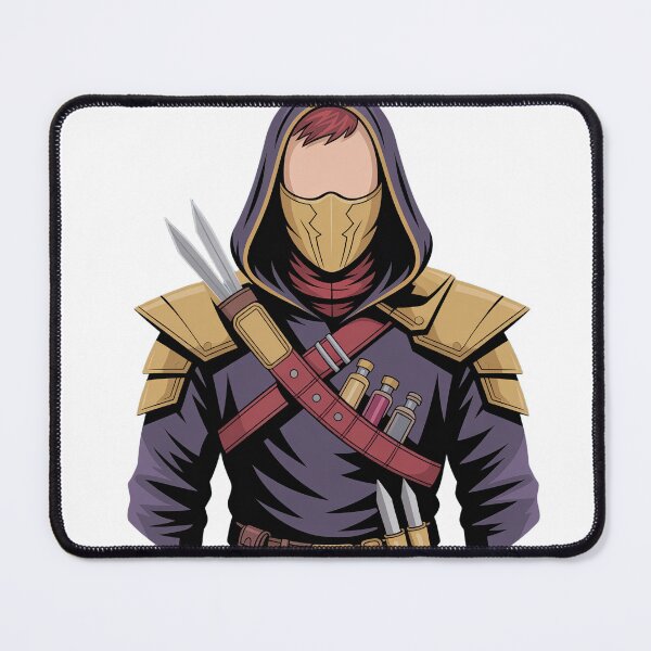 Item preview, Rogue of the Crimson Order | Minimalist Fantasy Assassin Portrait designed and sold by SimpleSquirrel.