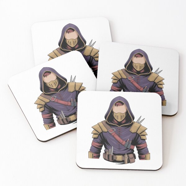 Item preview, Rogue of the Crimson Order | Minimalist Fantasy Assassin Portrait designed and sold by SimpleSquirrel.