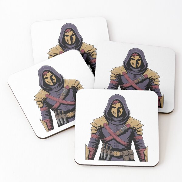 Item preview, Rogue of the Crimson Order | Minimalist Fantasy Assassin Portrait designed and sold by SimpleSquirrel.