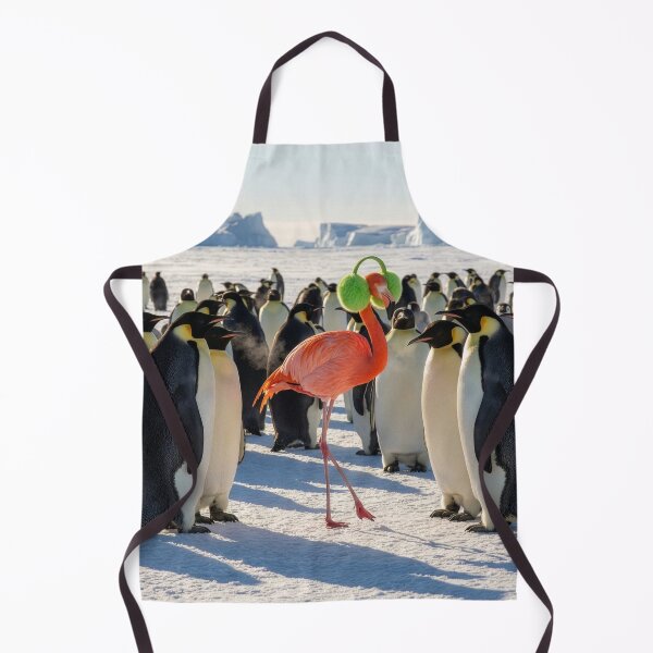 Item preview, Flamingo Visits His Antarctic Penguin Friends designed and sold by Tridentulus.