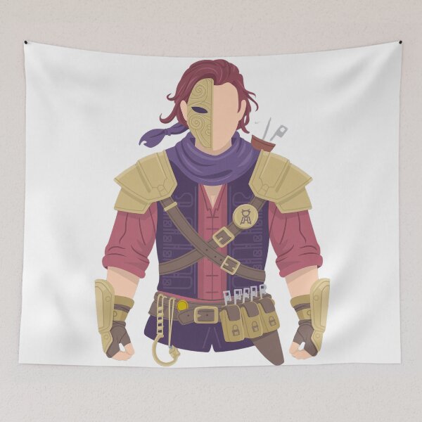 Item preview, Rogue of the Crimson Order | Minimalist Fantasy Assassin Portrait designed and sold by SimpleSquirrel.
