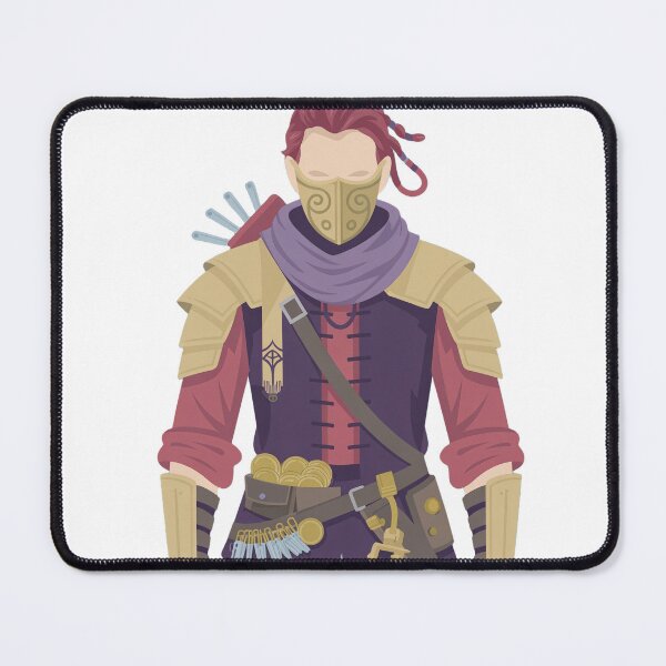 Item preview, Rogue of the Crimson Order | Minimalist Fantasy Assassin Portrait designed and sold by SimpleSquirrel.