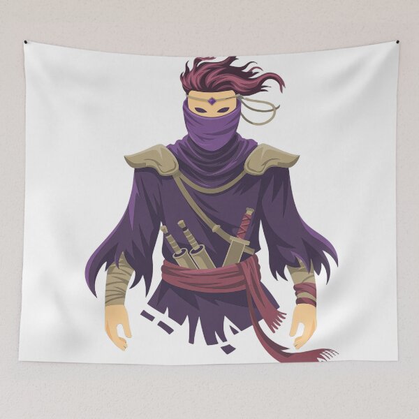 Item preview, Rogue of the Crimson Order | Minimalist Fantasy Assassin Portrait designed and sold by SimpleSquirrel.
