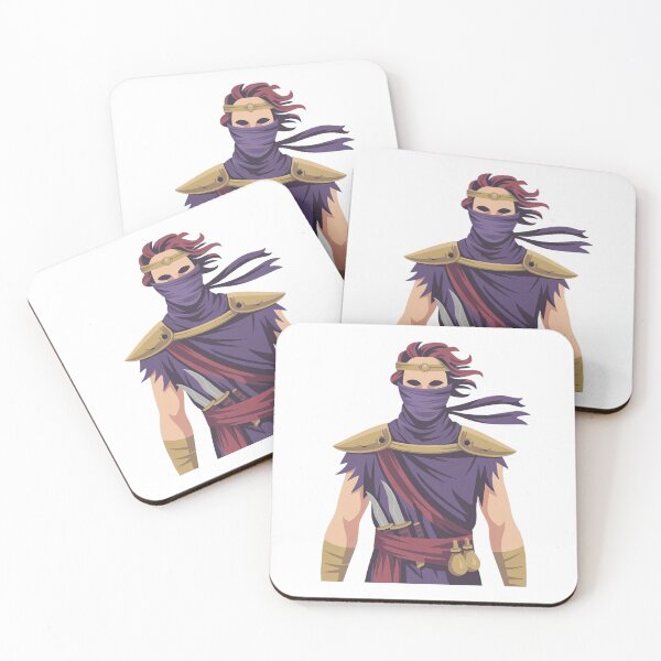 Item preview, Rogue of the Crimson Order | Minimalist Fantasy Assassin Portrait designed and sold by SimpleSquirrel.
