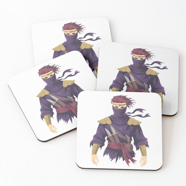 Item preview, Rogue of the Crimson Order | Minimalist Fantasy Assassin Portrait designed and sold by SimpleSquirrel.