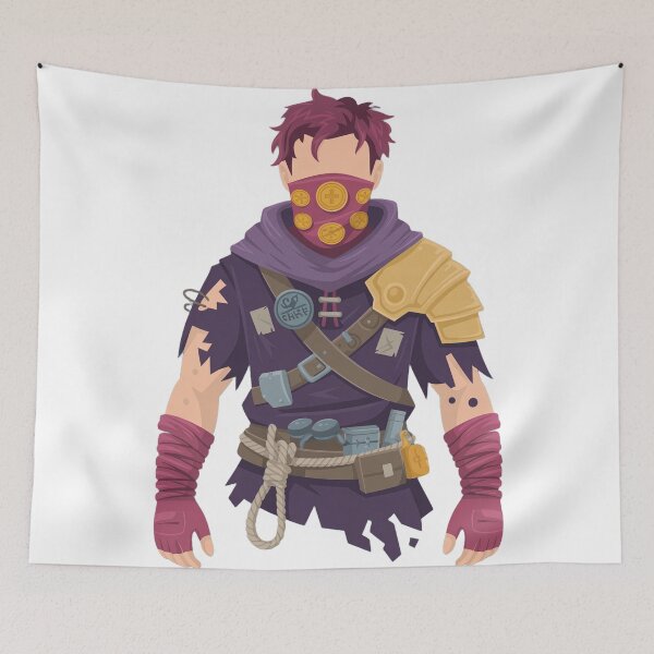 Item preview, Rogue of the Crimson Order | Minimalist Fantasy Assassin Portrait designed and sold by SimpleSquirrel.