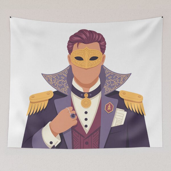 Item preview, Rogue of the Crimson Order | Minimalist Fantasy Assassin Portrait designed and sold by SimpleSquirrel.