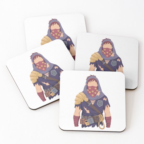 Item preview, Rogue of the Crimson Order | Minimalist Fantasy Assassin Portrait designed and sold by SimpleSquirrel.
