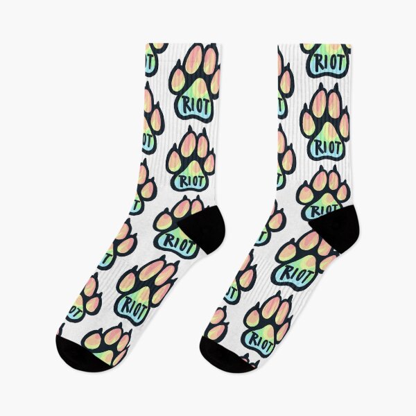 Item preview, Riot Rainbow Paw designed and sold by Inkymonsters.