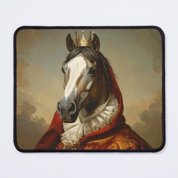 Item preview, Royal Horse Portrait Renaissance Style Animal King designed and sold by Rutvain.