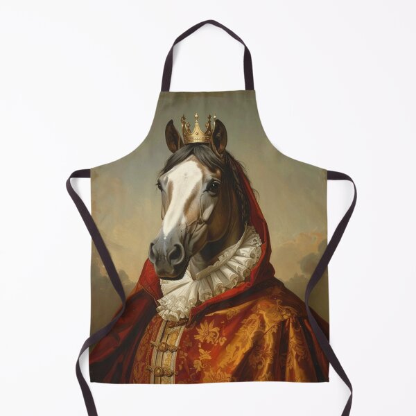 Item preview, Royal Horse Portrait Renaissance Style Animal King designed and sold by Rutvain.