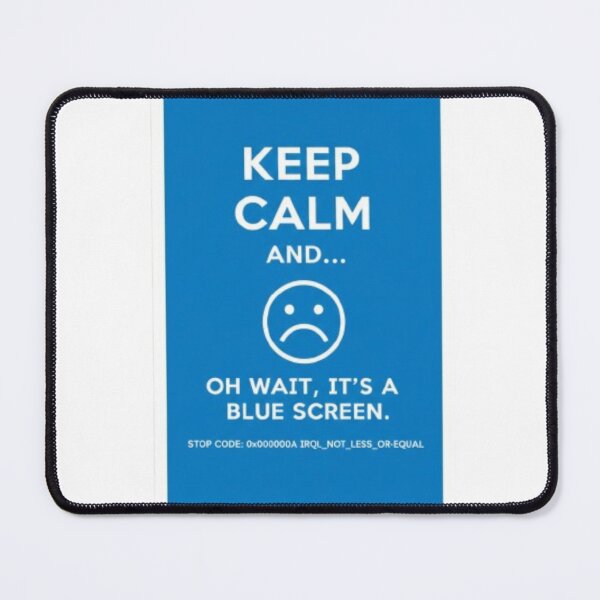 Item preview, Keep Calm and Blue Screen of Death (BSOD) designed and sold by fabgemelck.