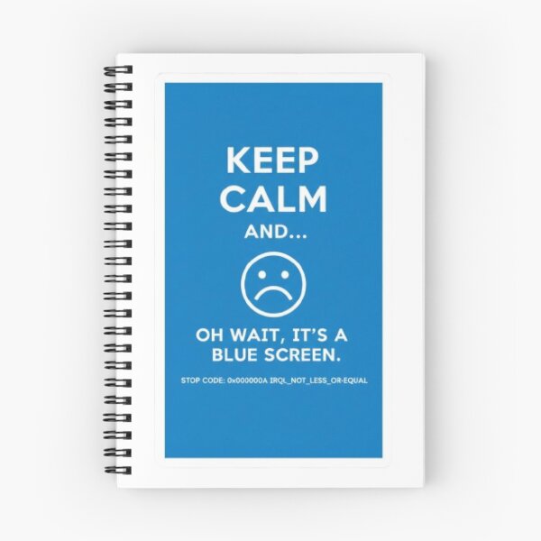 Item preview, Keep Calm and Blue Screen of Death (BSOD) designed and sold by fabgemelck.