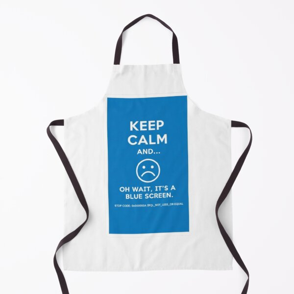 Item preview, Keep Calm and Blue Screen of Death (BSOD) designed and sold by fabgemelck.