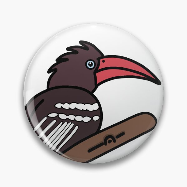 Item preview, Red Billed Dwarf Hornbill - A Derpybird design designed and sold by YOjosie.