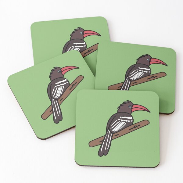 Item preview, Red Billed Dwarf Hornbill - A Derpybird design designed and sold by YOjosie.
