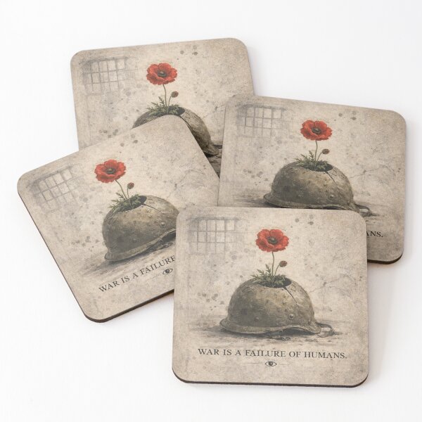 Item preview, War Is a Failure of Humans designed and sold by Papier Atelier Art.