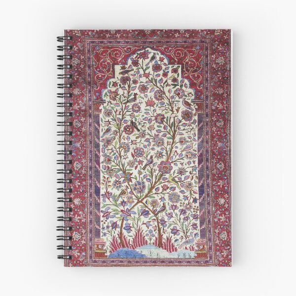Item preview, Antique Persian Silk Kashan Rug Print designed and sold by Vicky Brago-Mitchell®.