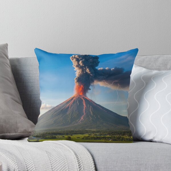 Item preview, Fiery Eruption Beneath Blue Skies designed and sold by JuViRo.