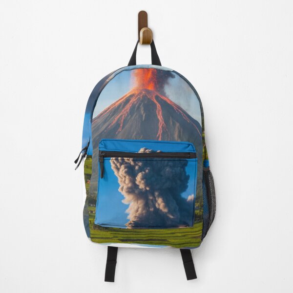 Item preview, Fiery Eruption Beneath Blue Skies designed and sold by JuViRo.