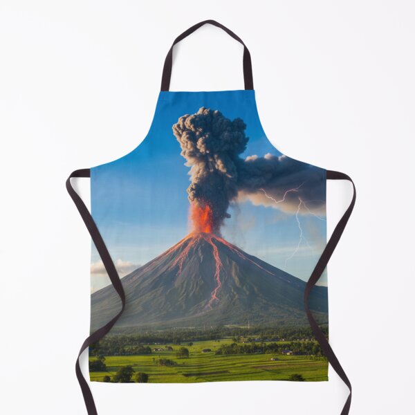 Item preview, Fiery Eruption Beneath Blue Skies designed and sold by JuViRo.