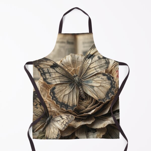 Item preview, Newspaper Flowers and Butterflies designed and sold by Tridentulus.