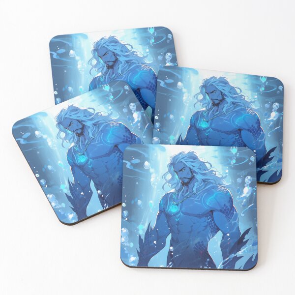 Item preview, Aquarius Zodiac Sign Anime Water Warrior Design designed and sold by madkiitten.
