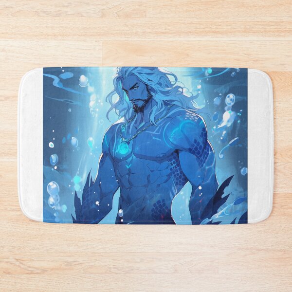 Item preview, Aquarius Zodiac Sign Anime Water Warrior Design designed and sold by madkiitten.