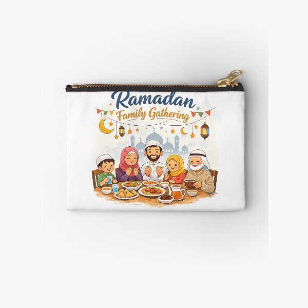 Item preview, Ramadan Family Gathering – Warm Islamic Family Iftar Design designed and sold by best-2025.