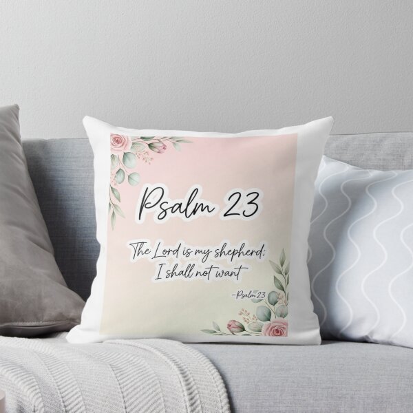 Item preview, Psalm 23 Christian Sticker – The Lord Is My Shepherd Elegant Faith Design designed and sold by Illustrated Faith.