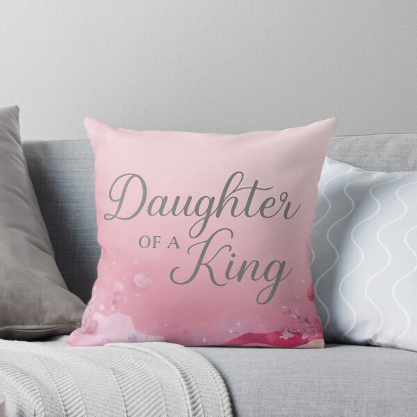 Item preview, Daughter of a King Christian Floral Faith Typography Art designed and sold by Daughter of a King Designs.
