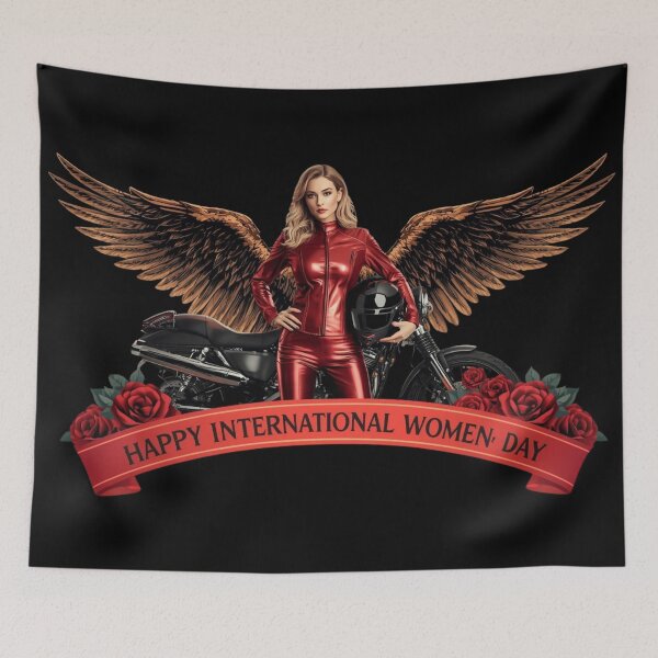 Item preview, Eagle Wings Rider – Happy International Women’s Day designed and sold by YourTrendyTees.