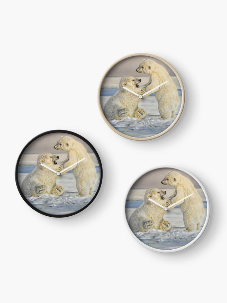 Thumbnail 3 of 4, Clock, Sibling Rivalry designed and sold by Pansymade.