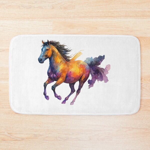 Item preview, Colorful Watercolor Horse – Vibrant Galloping Art for Horse Lovers designed and sold by best-2025.