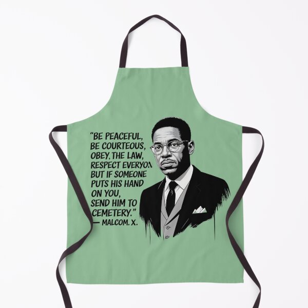 Item preview, Peace & Strength – Malcolm X Inspirational Quote designed and sold by redask2me.
