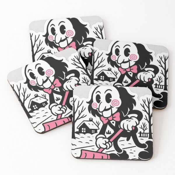 Item preview, “Snow‑Trap Trickster: Winter Puppet‑Master Unleashing Pink‑Shovel Mayhem” designed and sold by Print Fiction.