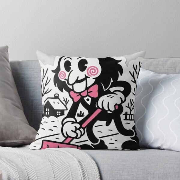 Item preview, “Snow‑Trap Trickster: Winter Puppet‑Master Unleashing Pink‑Shovel Mayhem” designed and sold by Print Fiction.