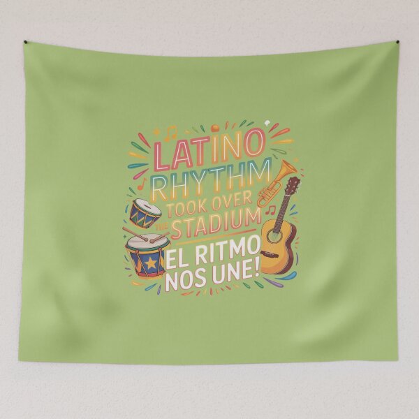 Item preview, Spanish in the Spotlight — Latin Fiesta Celebration Portrait Graphic designed and sold by Right-UR.