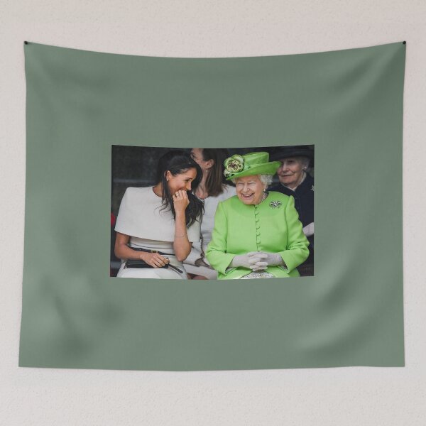 Item preview, Queen Elizabeth II and Meghan Markle designed and sold by KNBS.