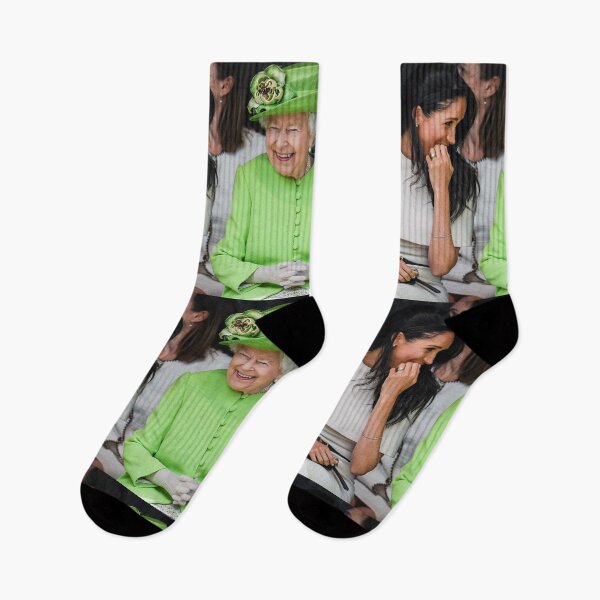Item preview, Queen Elizabeth II and Meghan Markle designed and sold by KNBS.