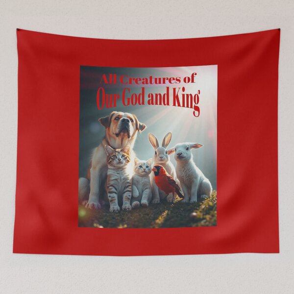 Item preview, All Creatures of Our God and King Christian designed and sold by Sachie's Studio.