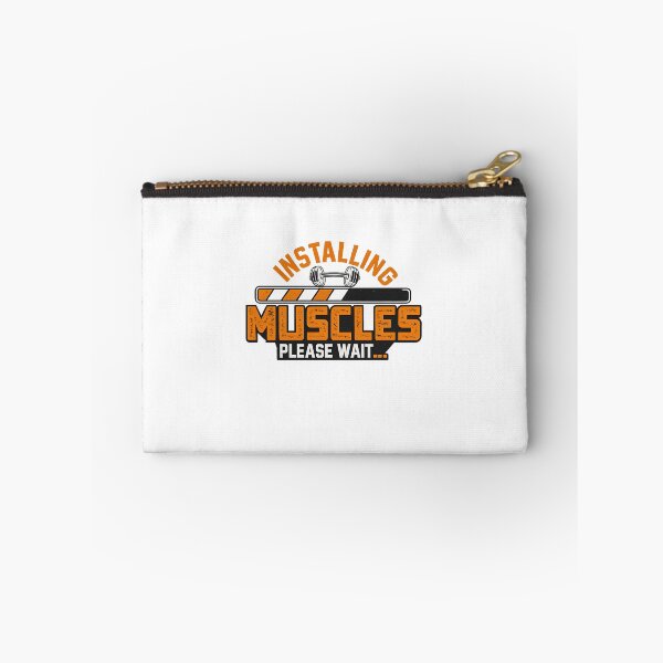 Item preview, Funny Gym Fitness Design / Installing Muscles – Please Wait designed and sold by Mavriboy.